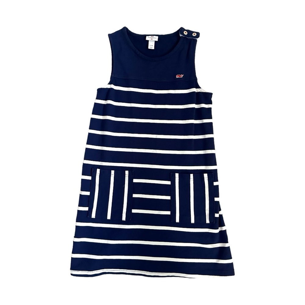 Vineyard Vines For Target Navy And White Striped Dress | M(7/8)